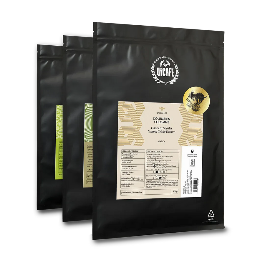 ViCAFE Coffee Discovery Subscription – Specialty Coffee Abo mit wechselnden Raritäten, alle zwei Monate frisch in Zürich geröstet und geliefert.